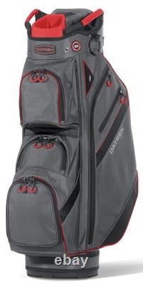 Datrek DG Lite III Charcoal Red Black Cart Golf Bag