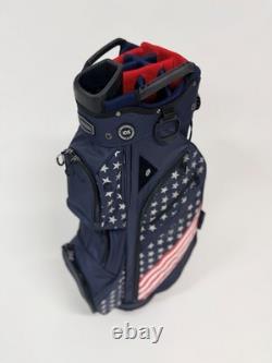 Datrek DG Lite III USA Navy Red White RWB Cart Golf Bag