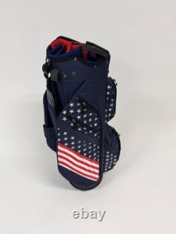 Datrek DG Lite III USA Navy Red White RWB Cart Golf Bag
