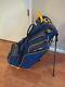 Datrek Go Lite Hybrid Golf Cart Stand Bag 14 Way Divider Blue/grey/yellow