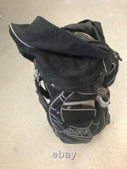 Datrek Golf Cart Bag 14 Way CL Dividers 10 Zipper Pockets Carry Strap Rain Cover