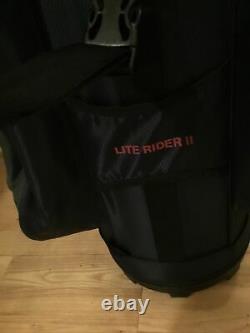 Datrek Lite Rider II Cart Golf Bag with 15-way Dividers & Rain Cover