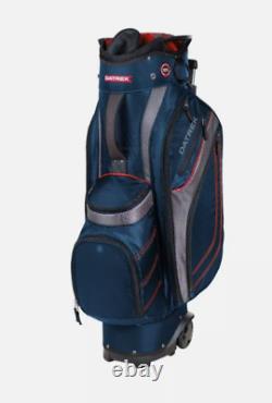 Datrek Transit Golf Cart Bag Navy/Charcoal/Red -Brand new Sealed -with tags