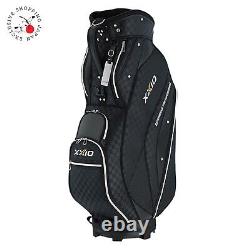 Dunlop XXIO Golf Cart Bag Men's Lightweight 9.5 2.2kg Black Check 2024 Model