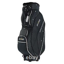 Dunlop XXIO Golf Cart Bag Men's Lightweight 9.5 2.2kg Black Check 2024 Model