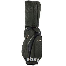 Dunlop XXIO Golf Cart Bag Men's Lightweight 9.5 2.2kg Black Check 2024 Model