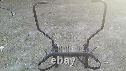 E Z GO TXT Golf Cart Part Bag Rack and Sweater Basket with Bag Straps 1994-Up