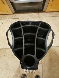 ECCO Lightweight Waterproof Black Golf bag / 14-Way / Rainhood/ A1 Condition