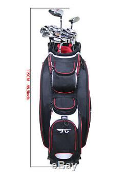 EG Eagole 14 Way Full Length Divider, 10 Pockets (1 beverage cool)Golf Cart Bag