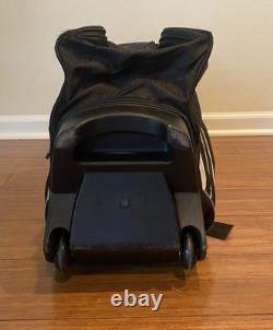 EXCELLENT Callaway Cart/Carry Golf Bag 6 Divider Black Gray White With Wheels
