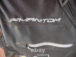 EXCELLENT SUN MOUNTAIN PHANTON ALL BLACK 15 WAY CARD GOLF BAG ALL BLACK jb