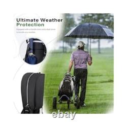 Ergonomic Golf Cart Bag, Comfortable Strap, Glove Holder & Stable Design