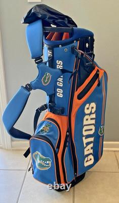 Florida Gators The Bucket III Cooler Cart Golf Bag 14 Way Top Excellent