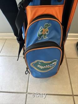 Florida Gators The Bucket III Cooler Cart Golf Bag 14 Way Top Excellent