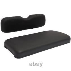 For EZGO TXT Black Golf Cart Front Cushion Set WithCushion Cover+Storage Bag Free