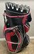 Founders Club Premium Golf Cart Bag With 14 Way Organizer With Cooler Red/black