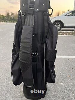 Founders Club Waterproof Premium Cart Bag 14 Way Organizer Divider Top Black