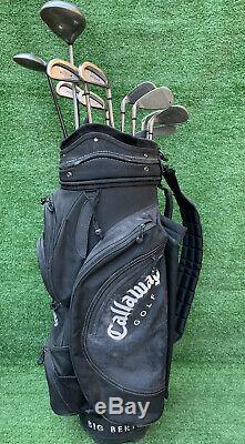 Full Set Of Golf Clubs Callaway Irons Callaway Drivers Callaway Cart Bag
