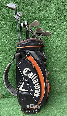 Full Set Of Golf Clubs Callaway Irons Callaway Drivers Callaway Cart Bag