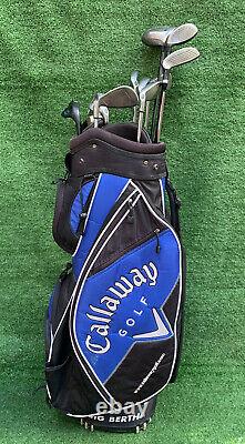 Full Set Of Golf Clubs Callaway Irons Callaway Drivers Callaway Cart Bag