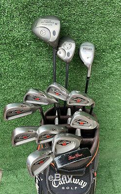 Full Set Of Golf Clubs Callaway Irons Callaway Drivers Callaway Cart Bag