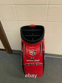 GUC 2019 Wilson Staff PGA Tour Cart Golf Club Bag Red