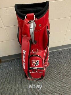 GUC 2019 Wilson Staff PGA Tour Cart Golf Club Bag Red