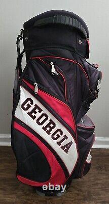 Georgia Bulldogs Team Effort The BUCKET 14 Way Golf Cart Bag Strap