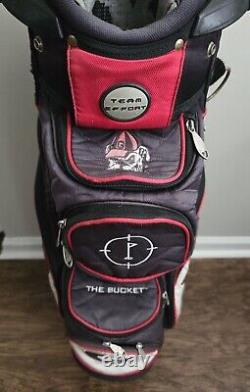 Georgia Bulldogs Team Effort The BUCKET 14 Way Golf Cart Bag Strap