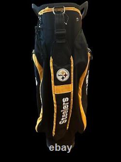 Golf BagNFL Pittsburgh Steelers VICTORY Cart Bag10 WayAwesome Bag