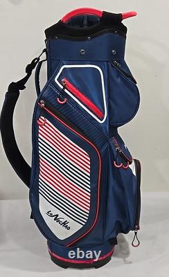 Golf Cart Bag 14 Dividers Top Clubs Organizer Lightweight with Cooler Pouch Dust