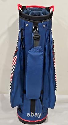 Golf Cart Bag 14 Dividers Top Clubs Organizer Lightweight with Cooler Pouch Dust