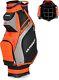 Golf Cart Bag, 14 Way Top Dividers Golf Bag Withpockets & Umbrella Holder