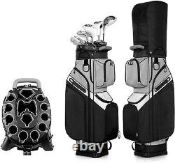 Golf Cart Bag Golf Bags Lightweight with 14 Way Organizer Divider Top Premium