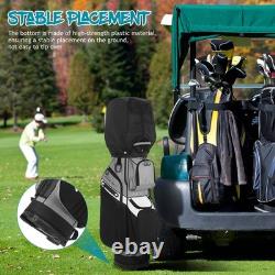 Golf Cart Bag Molded Lock Top Golf Bag with14-Way Full Length Dividers 11 Pockets