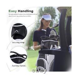 Golf Cart Bag with 14-Way Divider Top, Ample Storage Space, Men's Golf Bag wi