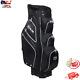 Golf Cart Bag With 14 Way Full Length Divider System Black White