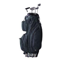 Golf Cart Bag with 14 Way Organizer Divider Top, 36' 11 Pockets Durable Cart Bag