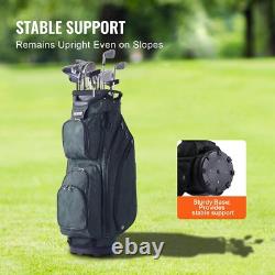 Golf Cart Bag with 14 Way Organizer Divider Top, 36' 11 Pockets Durable Cart Bag