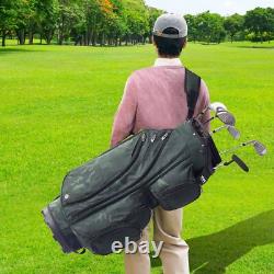 Golf Cart Bag with 14 Way Organizer Divider Top, 36' 11 Pockets Durable Cart Bag