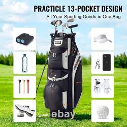Golf Cart Bag with 14 Way Organizer Divider Top Durable Golf Bags with Handle