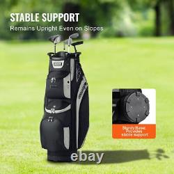 Golf Cart Bag with 14 Way Organizer Divider Top Durable Golf Bags with Handle