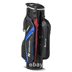 Golf Cart Bag with 14 Way Top Dividers-Blue