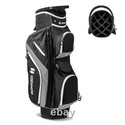 Golf Cart Bag with 14 Way Top Dividers-Blue