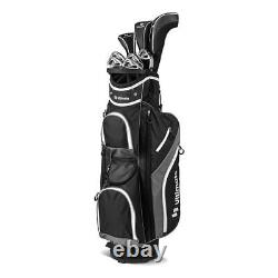 Golf Cart Bag with 14 Way Top Dividers-Blue