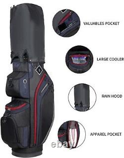 Golf Cart Bag with 14 Way Top Dividers Lightweight Golf Cart Bag with Shoulder