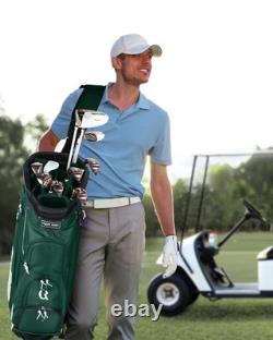 Golf Cart Bag14 Way Full Length Divider Top Lightweight with Dark Green