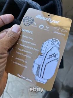 Golf Cart Bags for Men 14 Way Top Full Length Organizer Divider Golf Club Bag