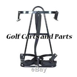 Golf Cart Golf Bag Attachment For Carts With Rear Seats & Grab Bars