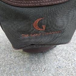 Golf Channel Daiwa Coach Collection Golf Cart Bag Leather Canvas 6 Way